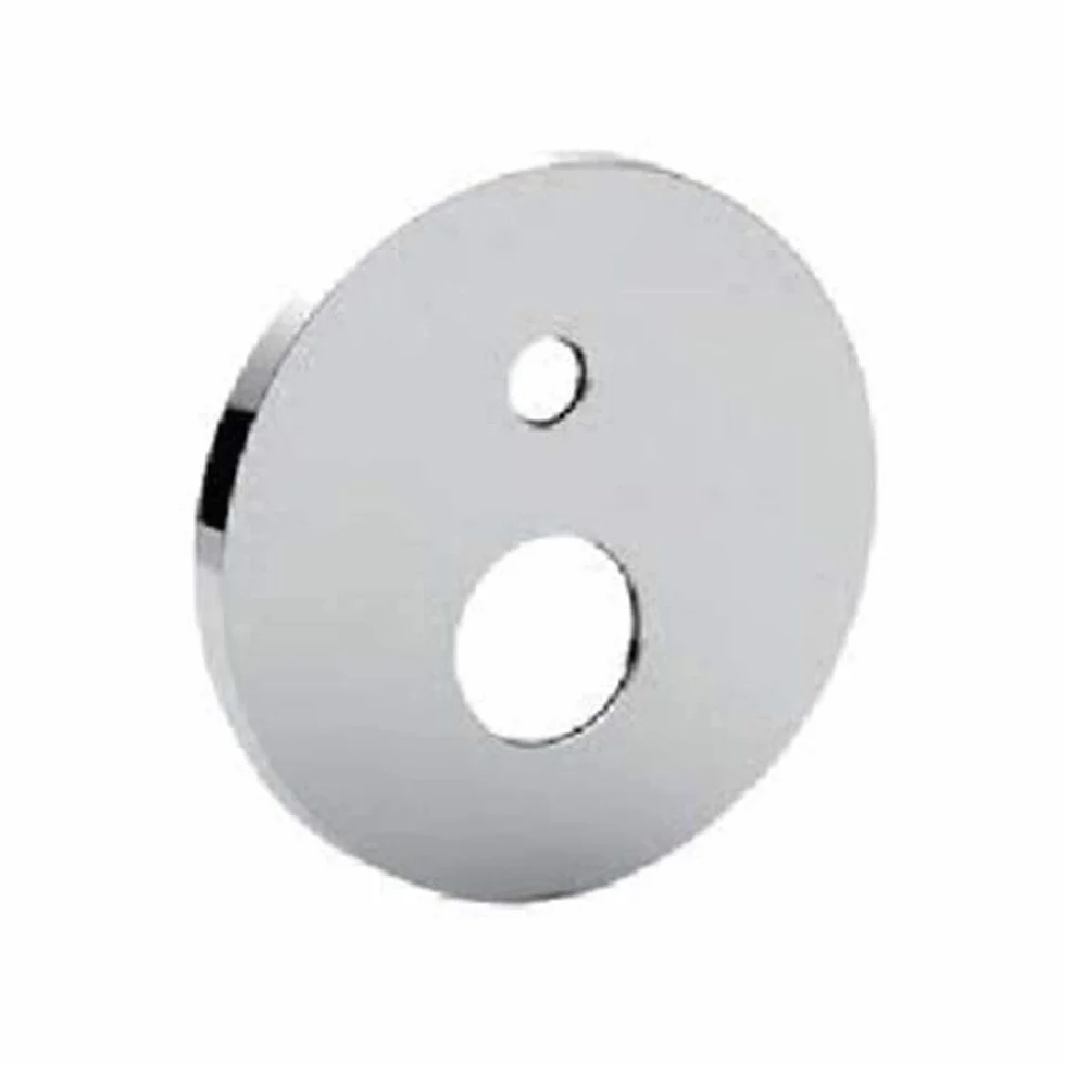 PIASTRA TONDA ABS 2 FORI CON OR Cromo ZPIA074
