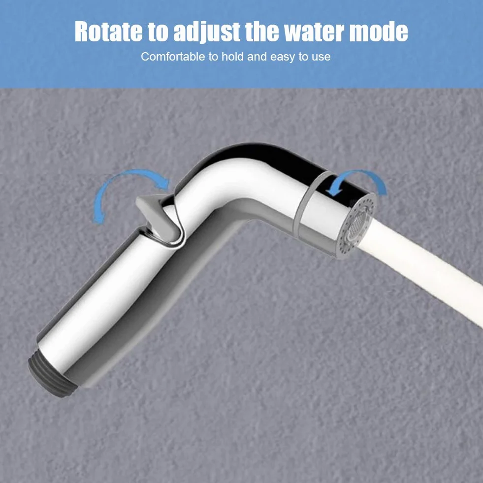 Doccetta per bidet Spruzzatore a Pressione Regolabile per doccetta per Bidet con doccetta con Kit Spray ABS per Bidet