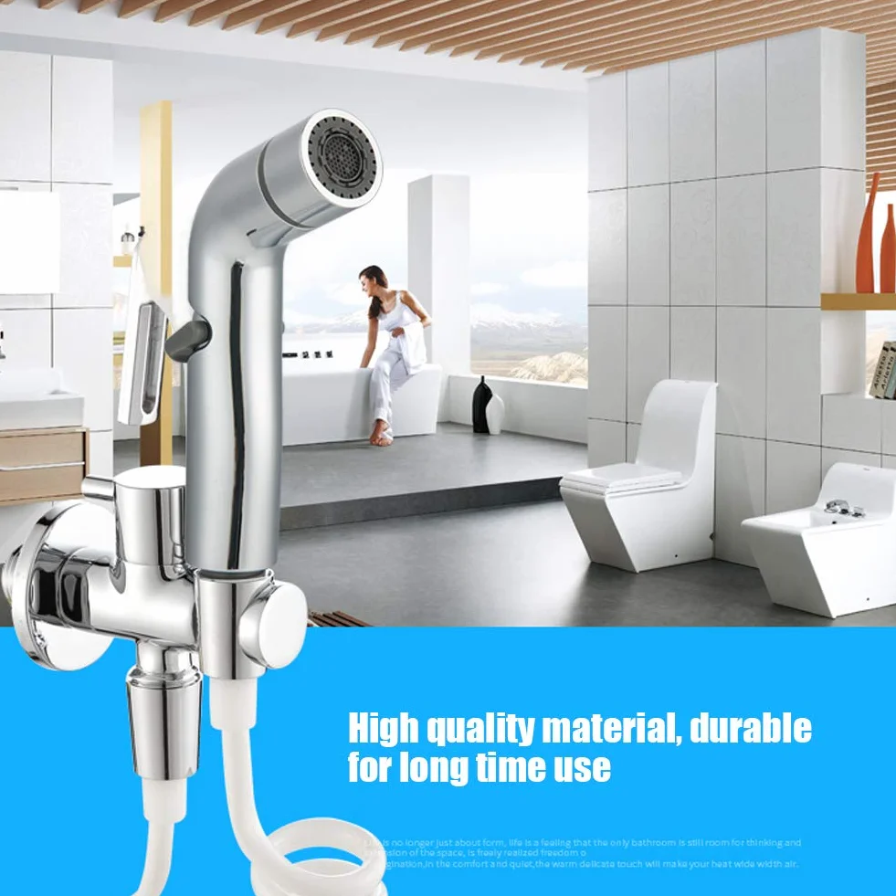 Doccetta per bidet Spruzzatore a Pressione Regolabile per doccetta per Bidet con doccetta con Kit Spray ABS per Bidet