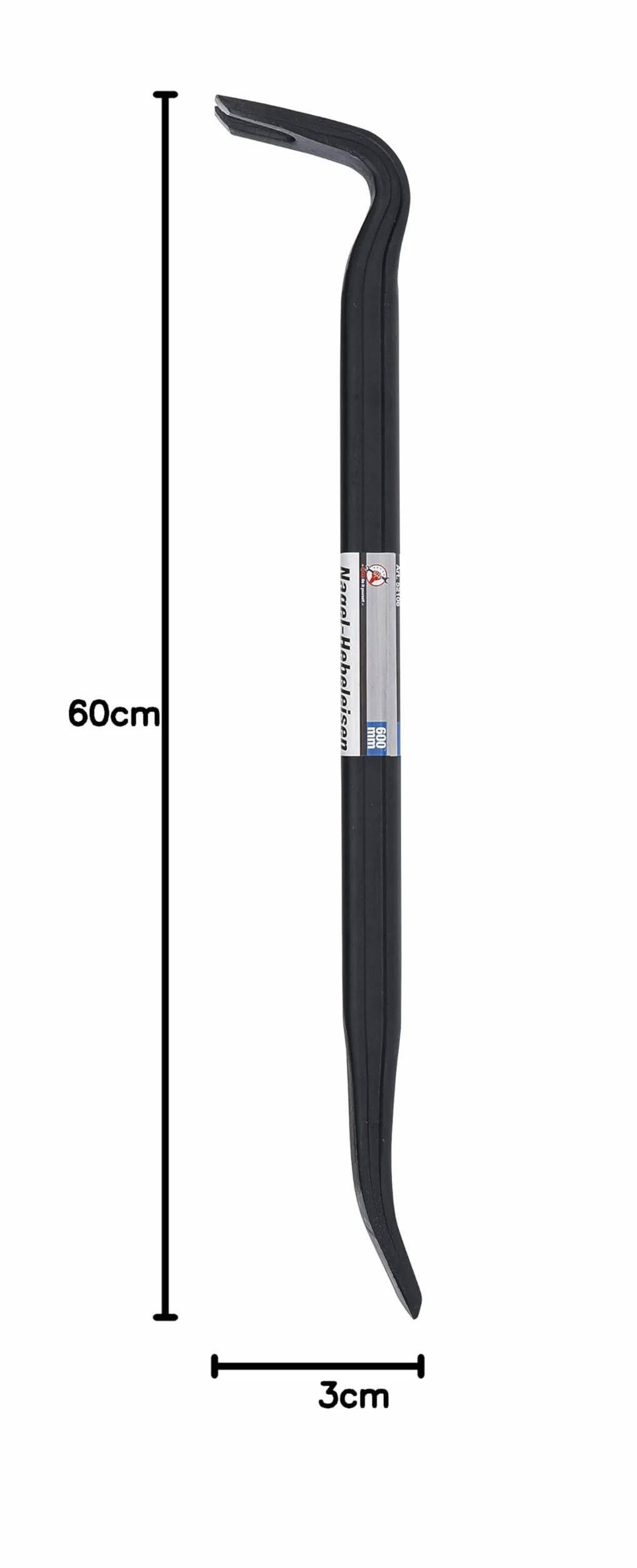 BGS Diy 52106 | Piede di porco | 600 x 30 x 17 mm