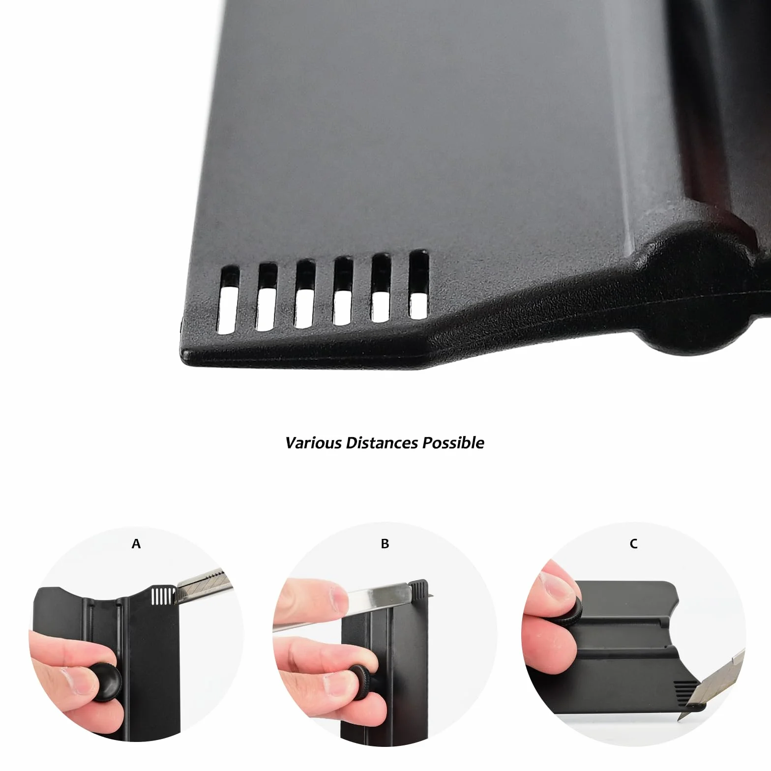 EHDIS 2 spatole in pellicola con guida integrata e impugnatura SlipCut, set di spatole per finestre, pellicole a specchio o persino pellicole per mobili