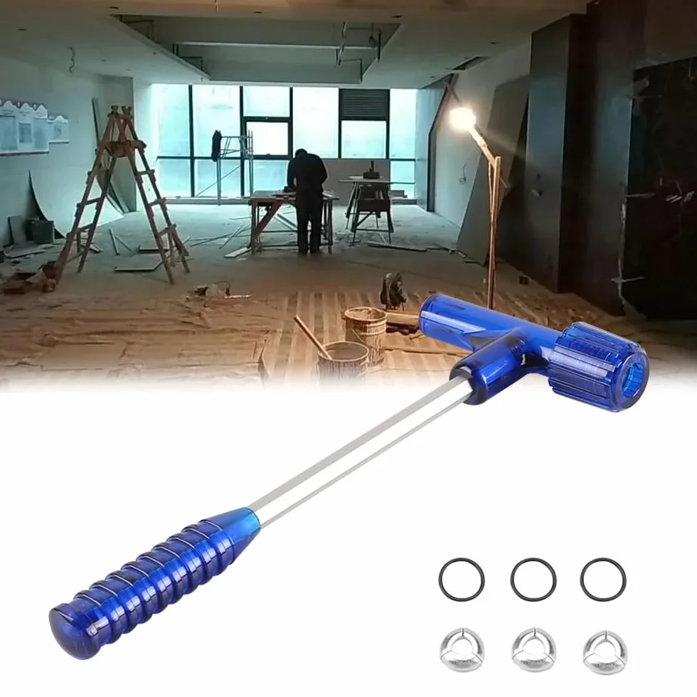 Martello estrattore con Tre Set di Utensili per la rimozione Manuale, Sicurezza, Professionale, Multifunzionale, per riparazioni, Officina, Blu