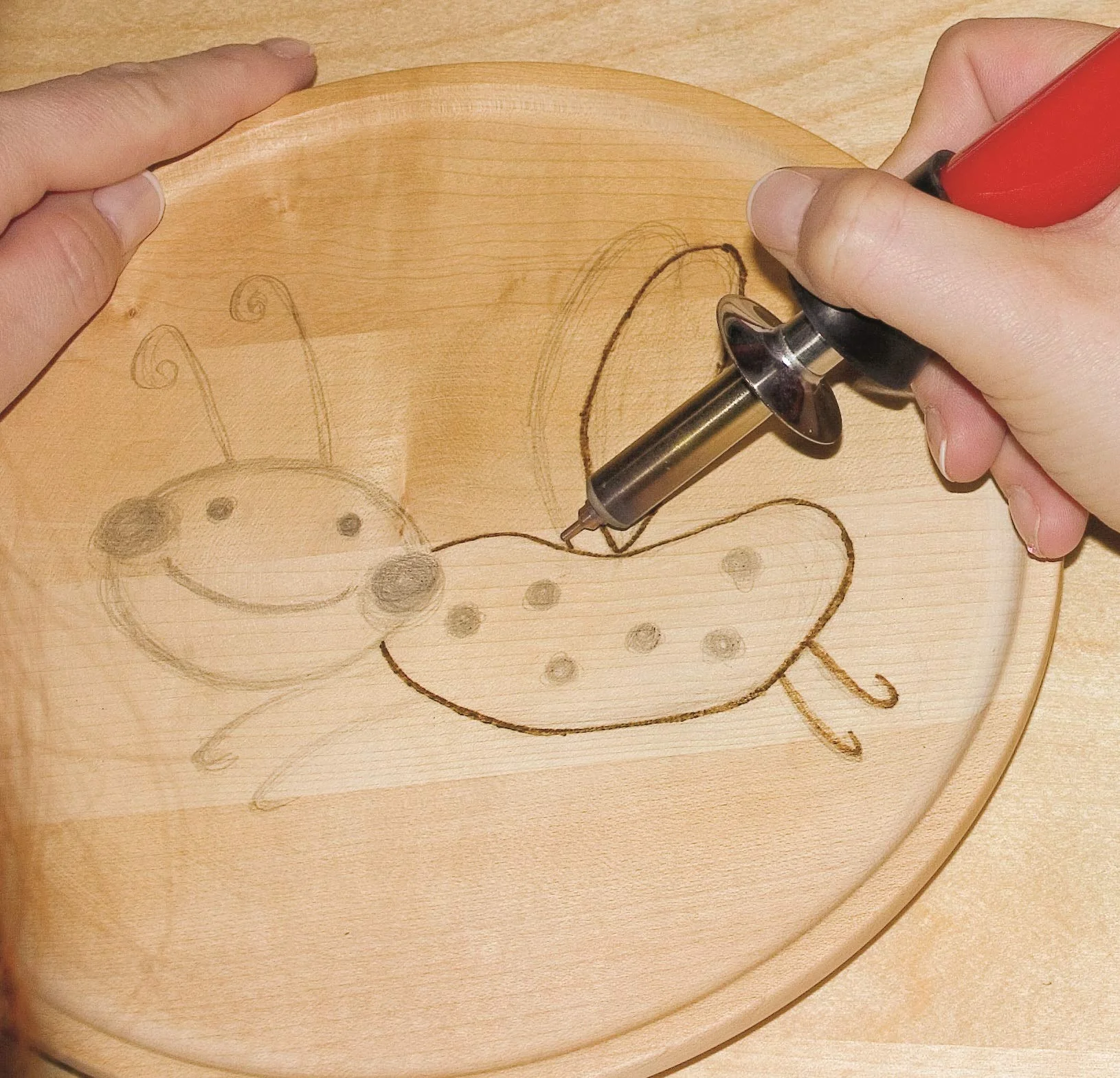 Pebaro 0269 Set per pirografia su legno, cuoio e sughero