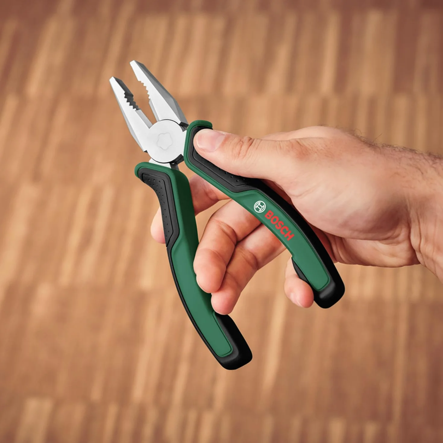 Bosch Pinza Universale (Pinza Universale Durevole, Precisa; Rivestimento Softgrip Ergonomico; Superficie Placcata in Nichel)