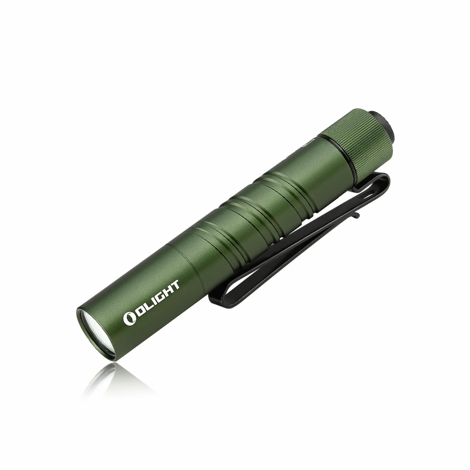OLIGHT I3T 2 EOS Mini Torcia LED 200 Lumen 62m Range, Piccola Torcia Portachiavi con Interruttore di Shiusura, Luce Portatile Impermeabile IPX8, per il Campeggio all'aperto (Verde)